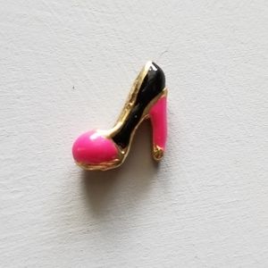 Origami Owl shoe charm in pink